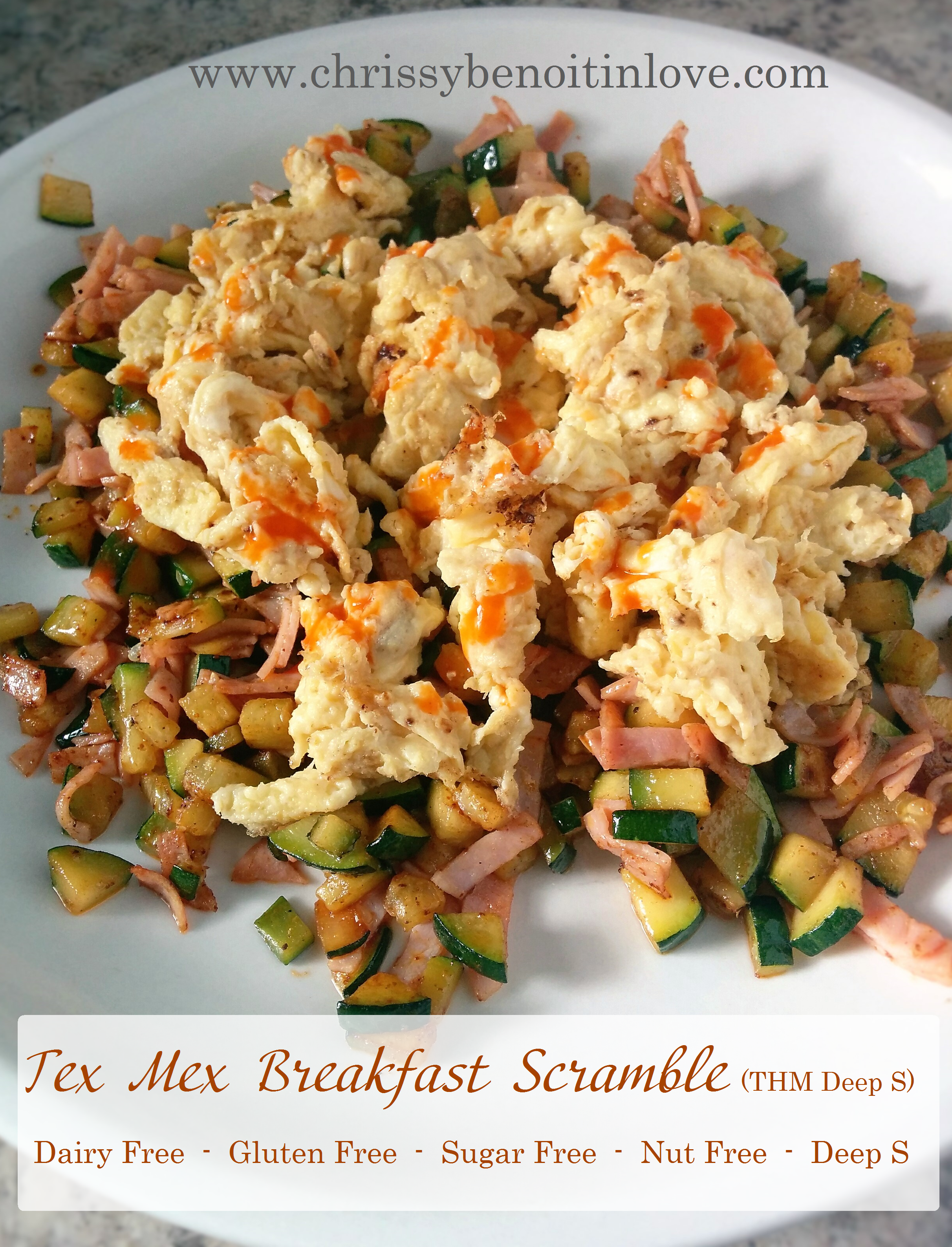 Tex Mex Breakfast Scramble (THM Deep S)
