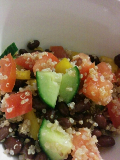 Quinoa & Black Bean Salad (THM E)