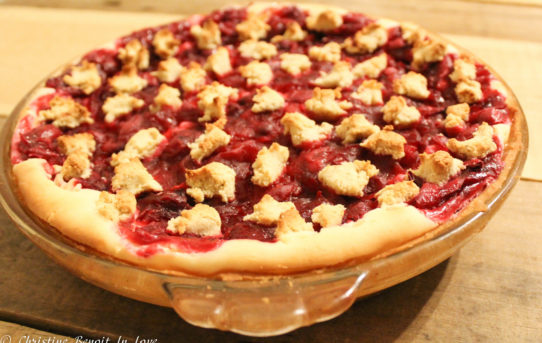 Crumbly Cranberry Cheesecake Pie (THM S)